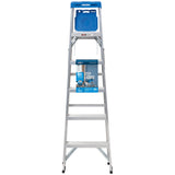 360 6-ft Aluminum Type 1- 250-lb Load Capacity Step Ladder 366