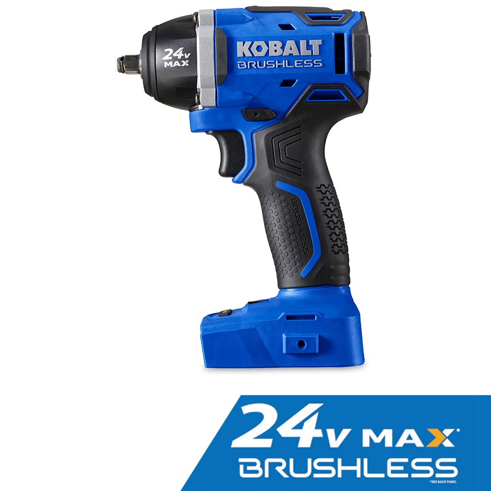 24-volt Variable Speed Brushless 3/8-in Drive Cordless Impact Wrench (Bare Tool) KIW 3824B-03