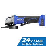 5-in 24-volt Paddle Switch Brushless Cordless Angle Grinder (Tool Only) KAG 424B-03