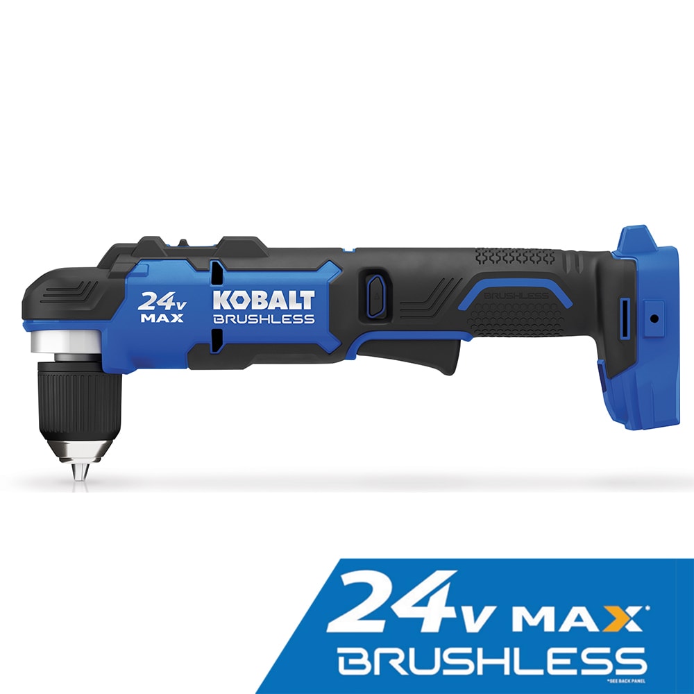 24-volt 3/8-in Keyless Brushless Right Angle Cordless Drill KRAD 1224B-03