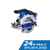 Next-Gen 24-volt 6-1/2-in Brushless Cordless Circular Saw (Bare Tool) KCS 124B-03