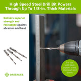 Drill Tap 3-Piece 2-1/4-in High-speed Steel Jobber Length Twist Drill Bit DTAPKIT3