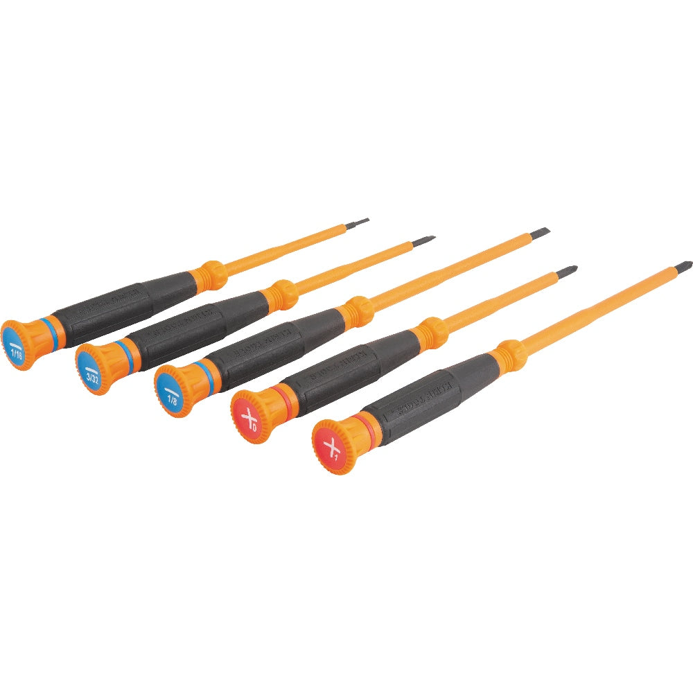 5-Piece Bi-material Handle Slotted/Phillips Screwdriver Set 85615INS