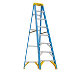 FS100 8-ft Fiberglass Type 1- 250-lb Load Capacity Step Ladder FS108