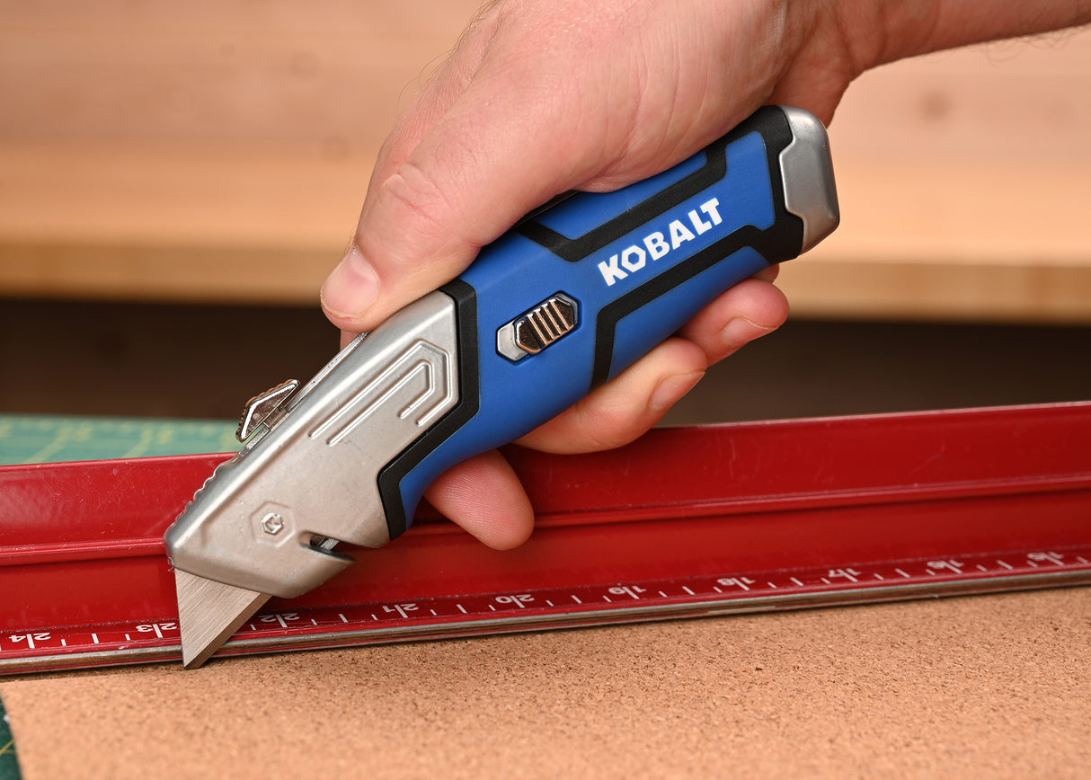 3/4-in 3-Blade Retractable Utility Knife with On Tool Blade Storage 55916