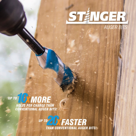 Stinger 11/16-in x 18-in Woodboring Auger Drill Bit 12025