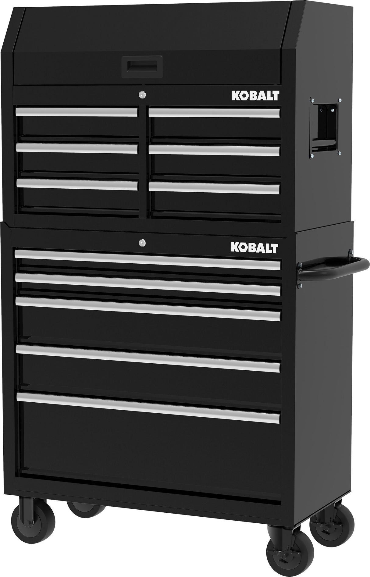 36-in W x 38-in H 5-Drawer Steel Rolling Tool Cabinet (Black) 410-168-0131