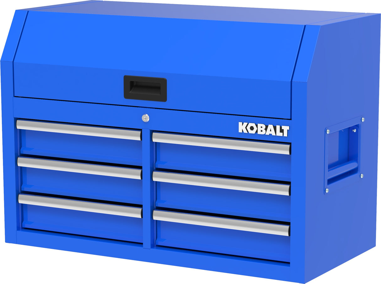 36-in W x 18-in H 6-Drawer Steel Tool Chest (Blue) 410-163-0131