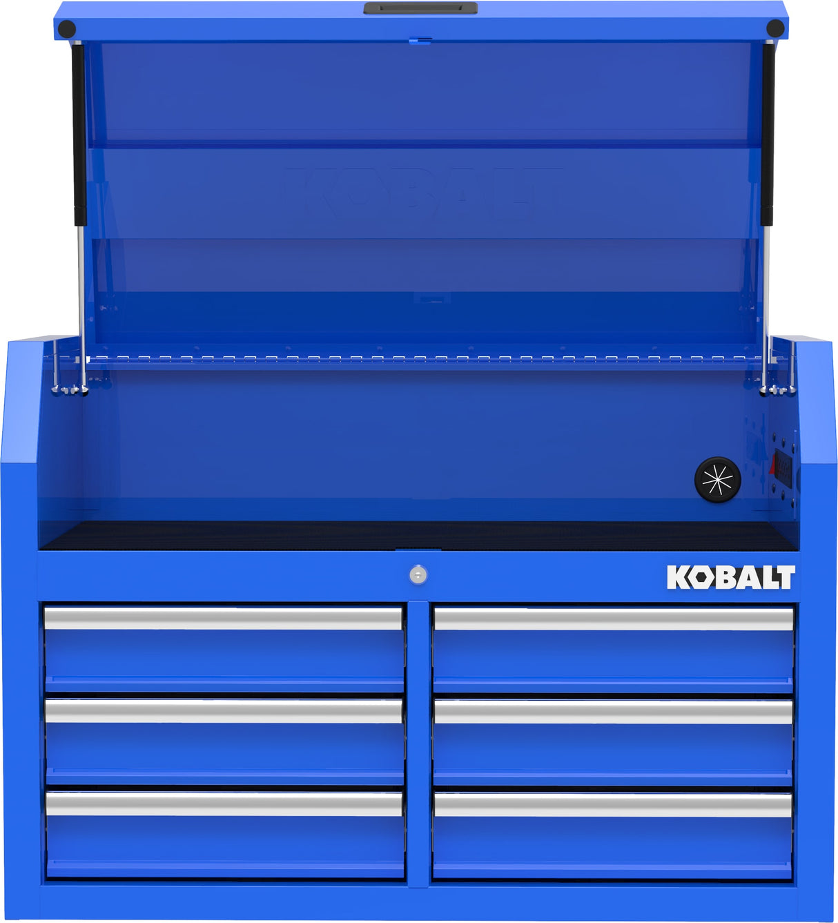 36-in W x 18-in H 6-Drawer Steel Tool Chest (Blue) 410-163-0131