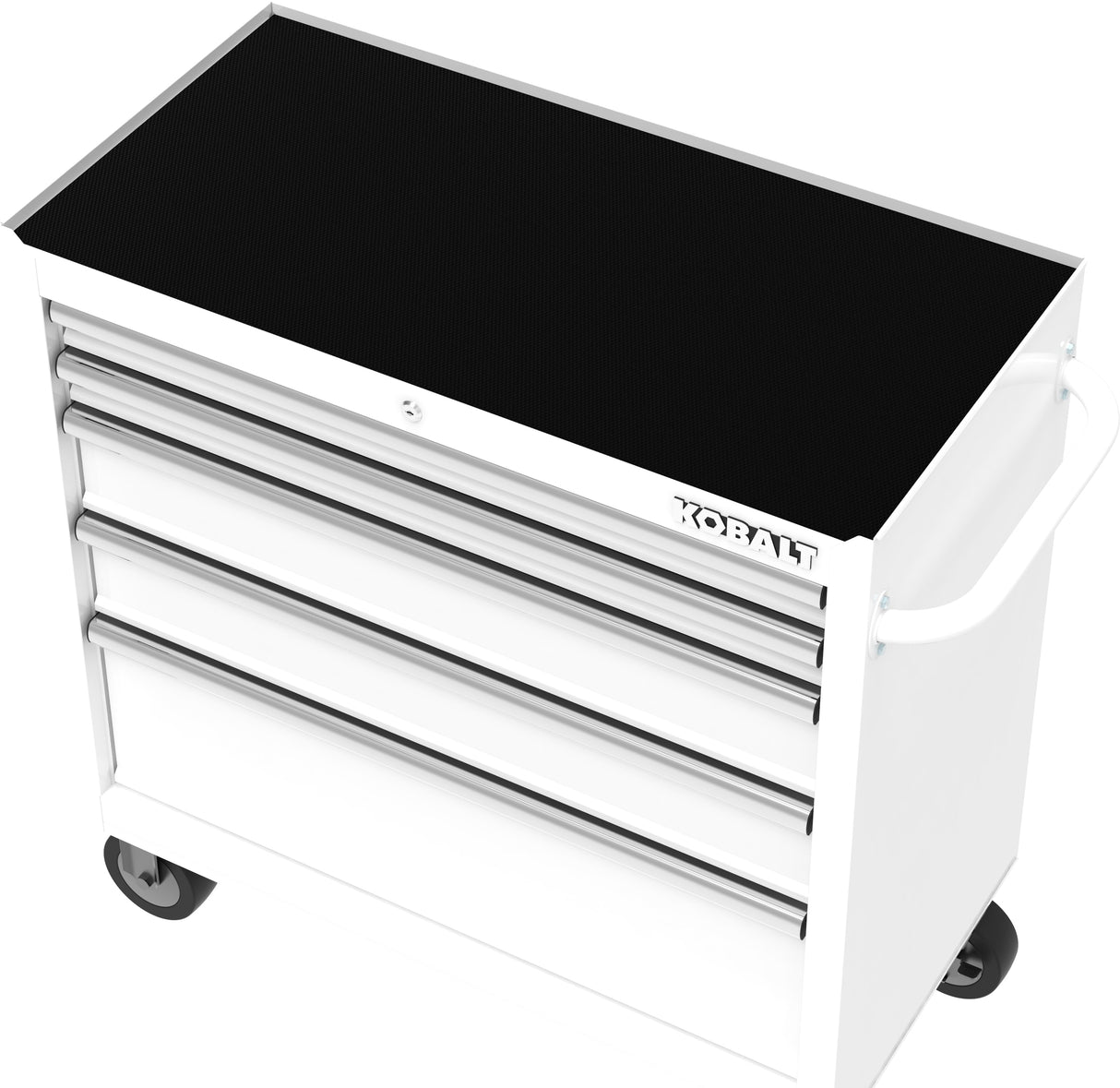 36-in W x 38-in H 5-Drawer Steel Rolling Tool Cabinet (White) 410-170-0131