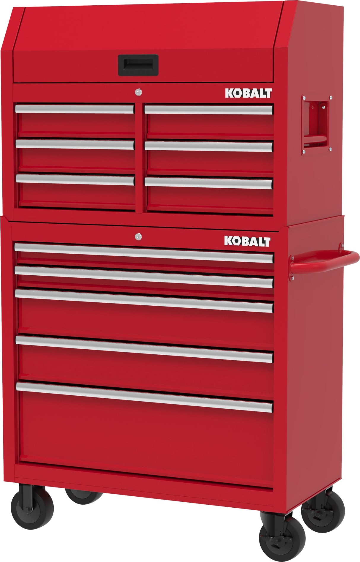 36-in W x 38-in H 5-Drawer Steel Rolling Tool Cabinet (Red) 410-171-0131