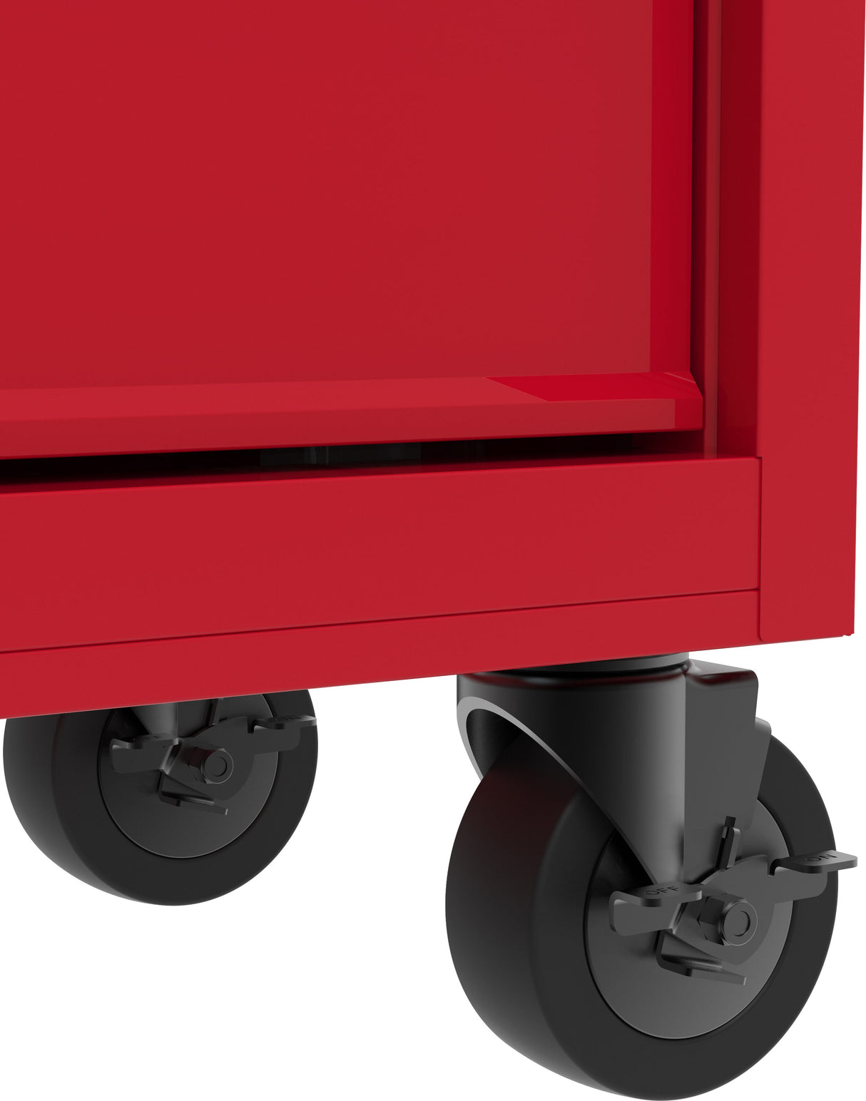 36-in W x 38-in H 5-Drawer Steel Rolling Tool Cabinet (Red) 410-171-0131