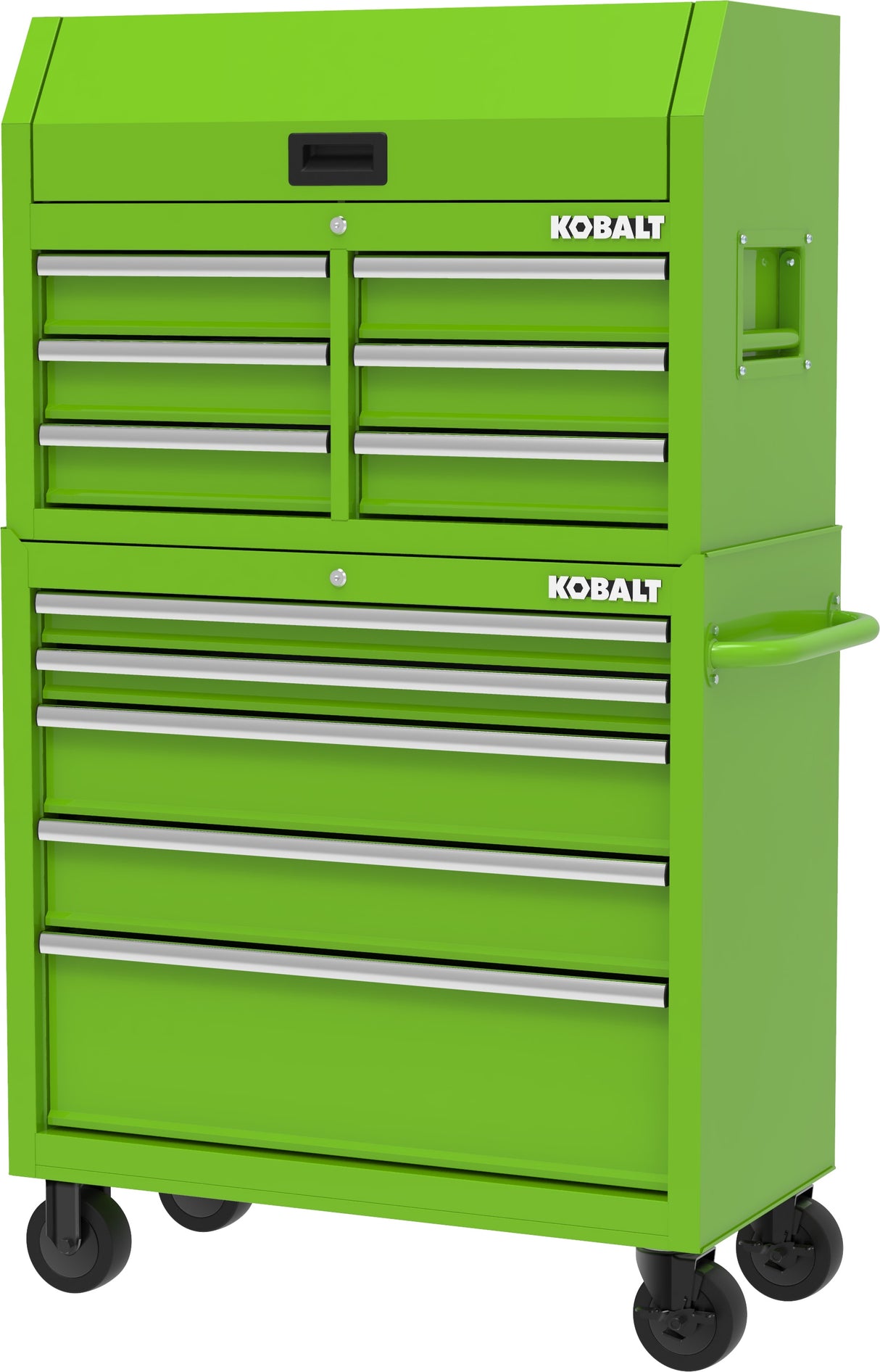 36-in W x 38-in H 5-Drawer Steel Rolling Tool Cabinet (Green) 410-172-0131