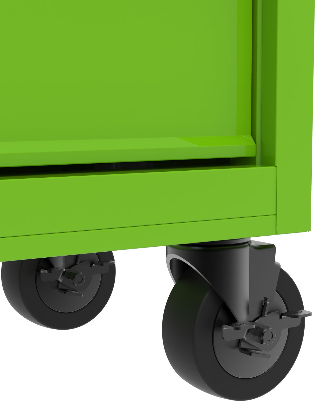 36-in W x 38-in H 5-Drawer Steel Rolling Tool Cabinet (Green) 410-172-0131