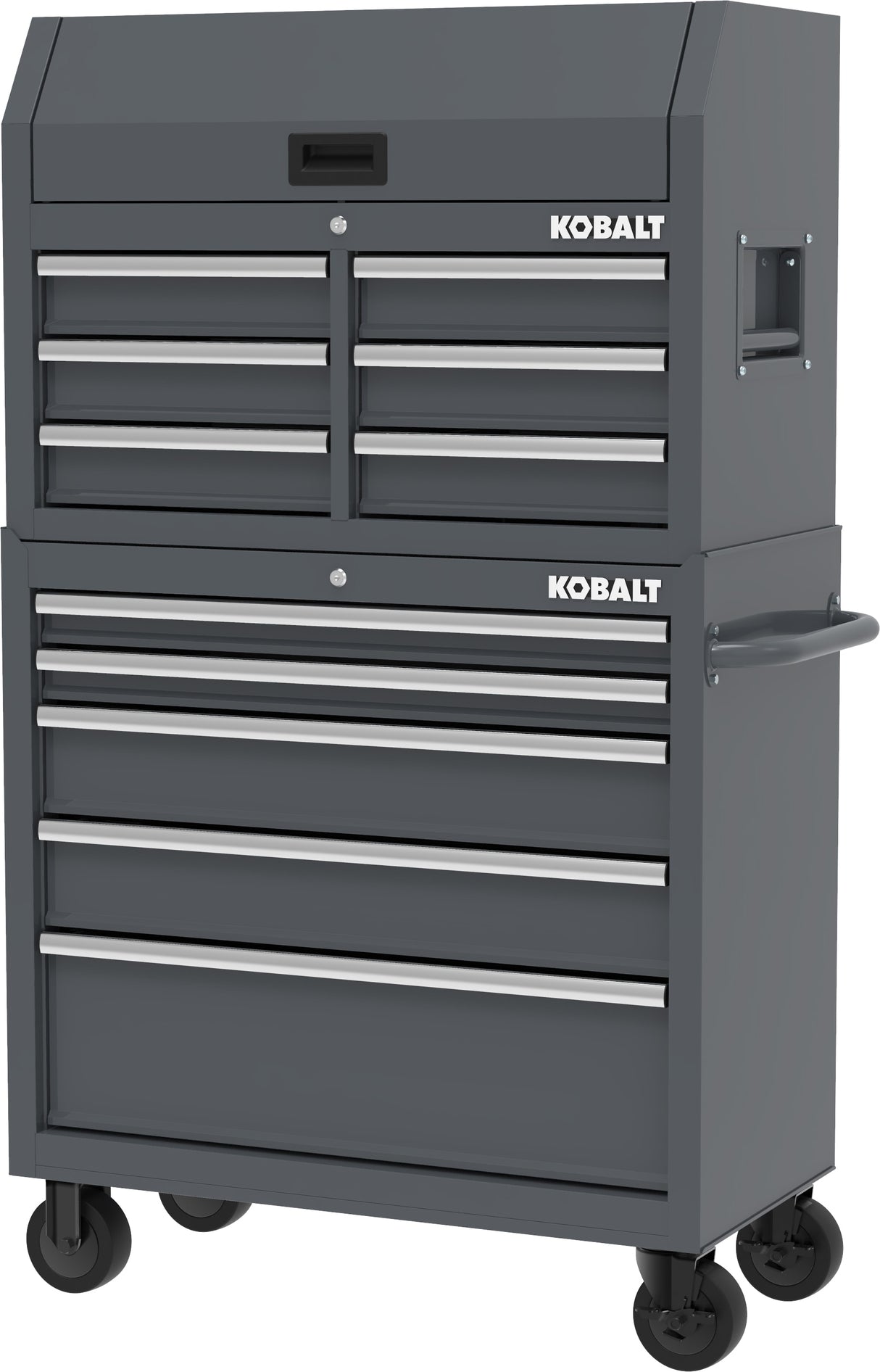 36-in W x 38-in H 5-Drawer Steel Rolling Tool Cabinet (Gray) 410-173-0131