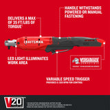 20-volt Max Variable Speed 1/4-in Drive Cordless Ratchet Wrench (Bare Tool) CMCF934B