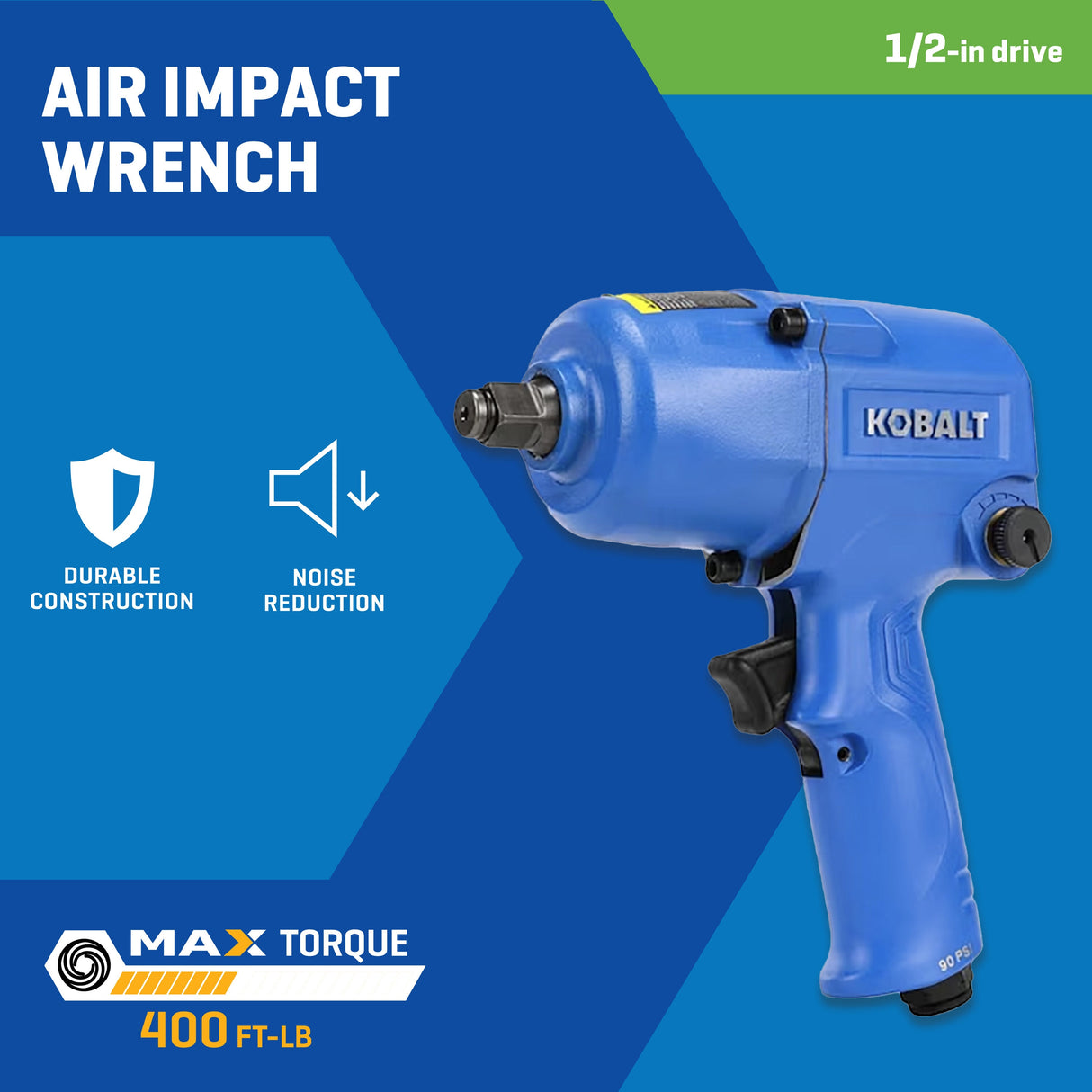 0.5-in 400-ft lb Air Impact Wrench SGY-AIR227