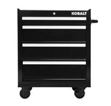 26.7-in W x 33-in H 4-Drawer Steel Rolling Tool Cabinet (Black) 19156