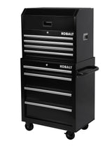 26.7-in W x 33-in H 4-Drawer Steel Rolling Tool Cabinet (Black) 19156