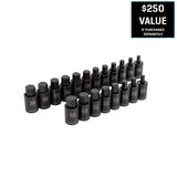 20-Piece 1/2-in Drive Set Hex Bit Driver Socket Set 81799