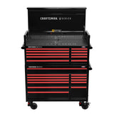 V-Series 52-in W x 27-in H 10-Drawer Steel Tool Chest (Black) CMSTVS5210BK