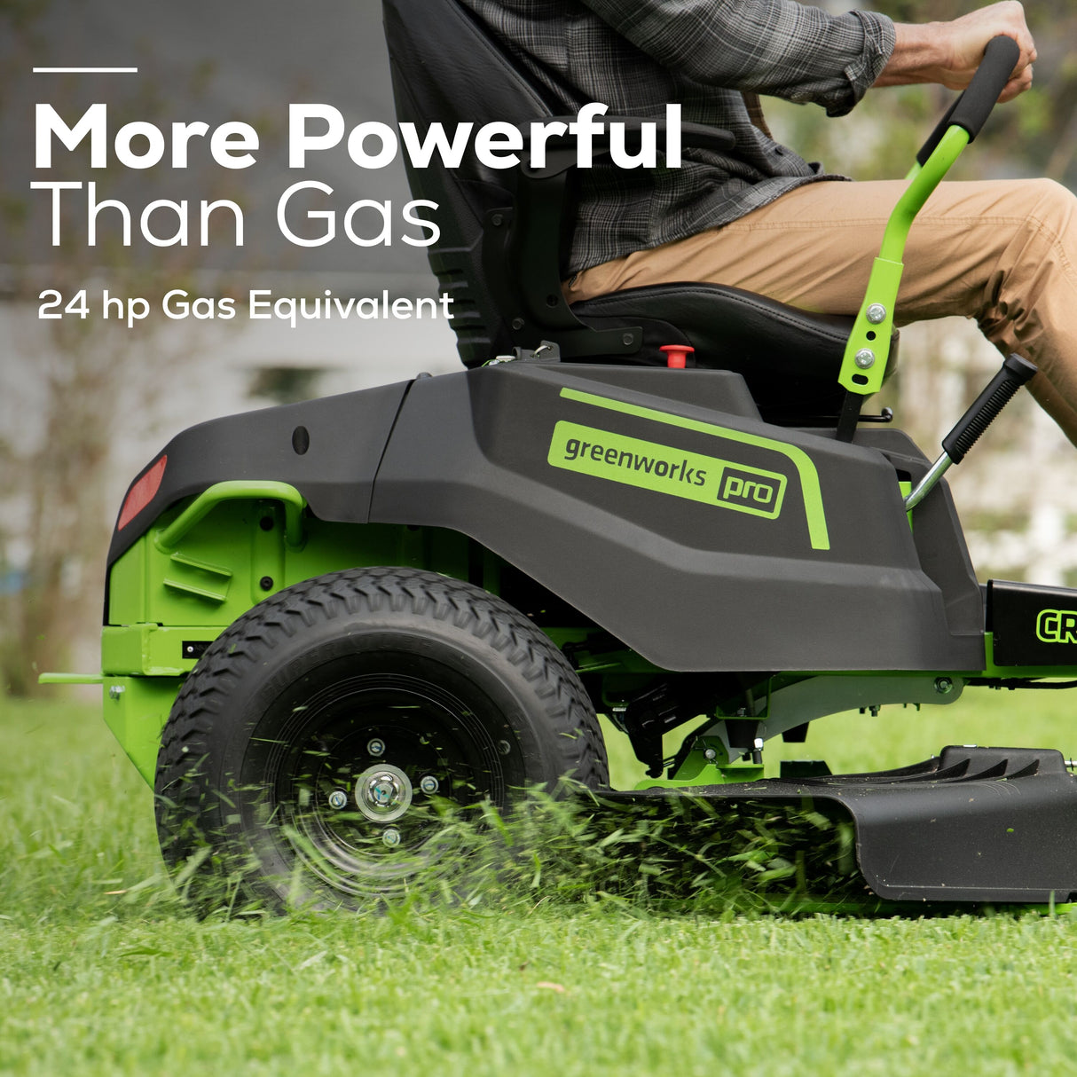 Crossover Zero Turn 42-in 80-volt Lithium Ion Electric Zero-turn Riding Lawn Mower with (6) 5 Ah Batteries (Charger Included) CRZ428