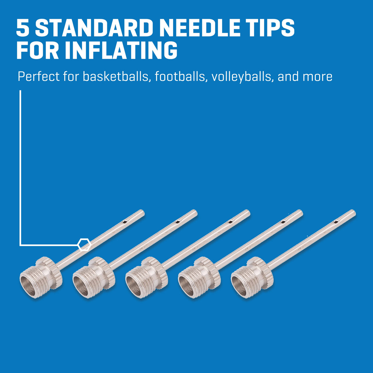 5-Piece Inflation Needles SGY-AIR195