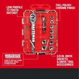 VERSASTACK 11-Piece Standard (SAE) Polished Chrome Mechanics Tool Set with Hard Case CMMT12126