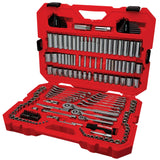 189-Piece Standard (SAE) and Metric Polished Chrome Mechanics Tool Set with Hard Case CMMT12134L