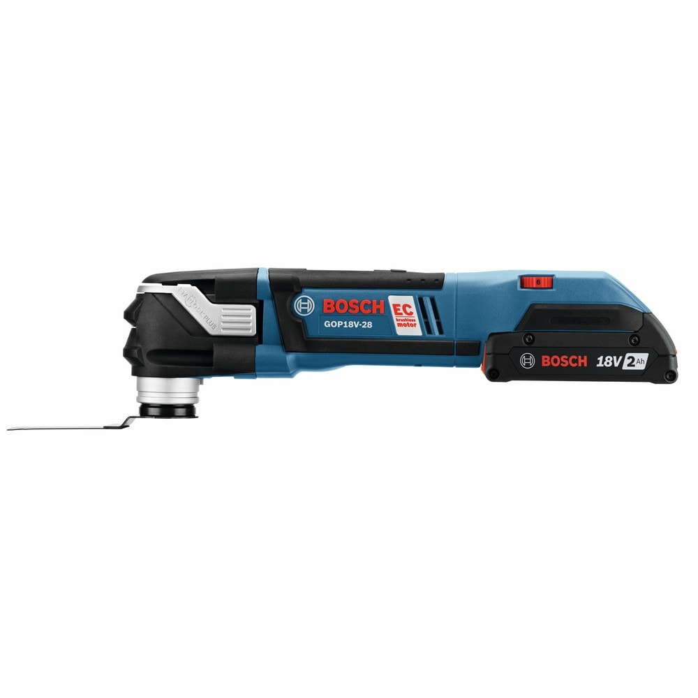 Starlock 18-volt Cordless Brushless Variable 3-Piece Oscillating Multi-Tool Kit (1-Battery Included) GOP18V-28N12