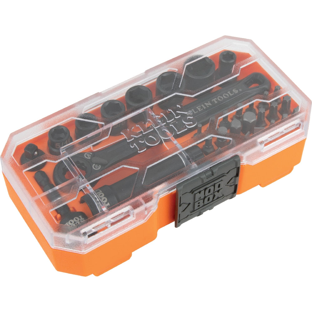 Impact Rated Pass Through 1/4-in Drive Standard (SAE) Deep Socket Set (32-Pieces) 65300