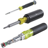 3-Piece Bi-material Handle Multi-bit Multi Tool Screwdriver Set 85517