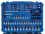 277-Piece Standard (SAE) and Metric Polished Chrome Mechanics Tool Set with Hard Case 52321