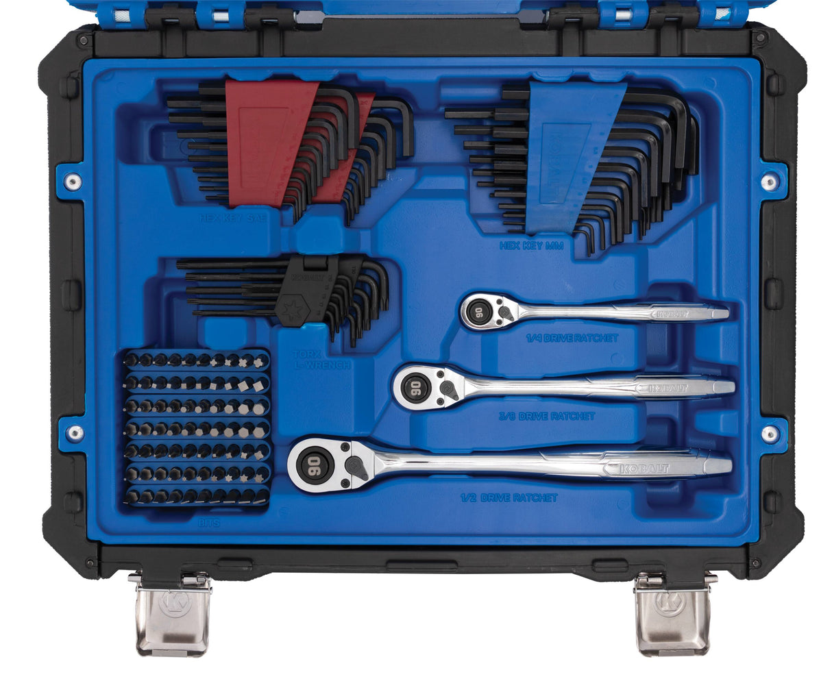 277-Piece Standard (SAE) and Metric Polished Chrome Mechanics Tool Set with Hard Case 52321