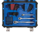 277-Piece Standard (SAE) and Metric Polished Chrome Mechanics Tool Set with Hard Case 52321