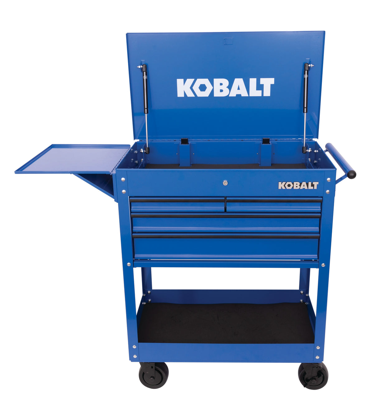 35-in W x 37.5-in H 4-Drawer Steel Rolling Tool Cabinet (Blue) 53285