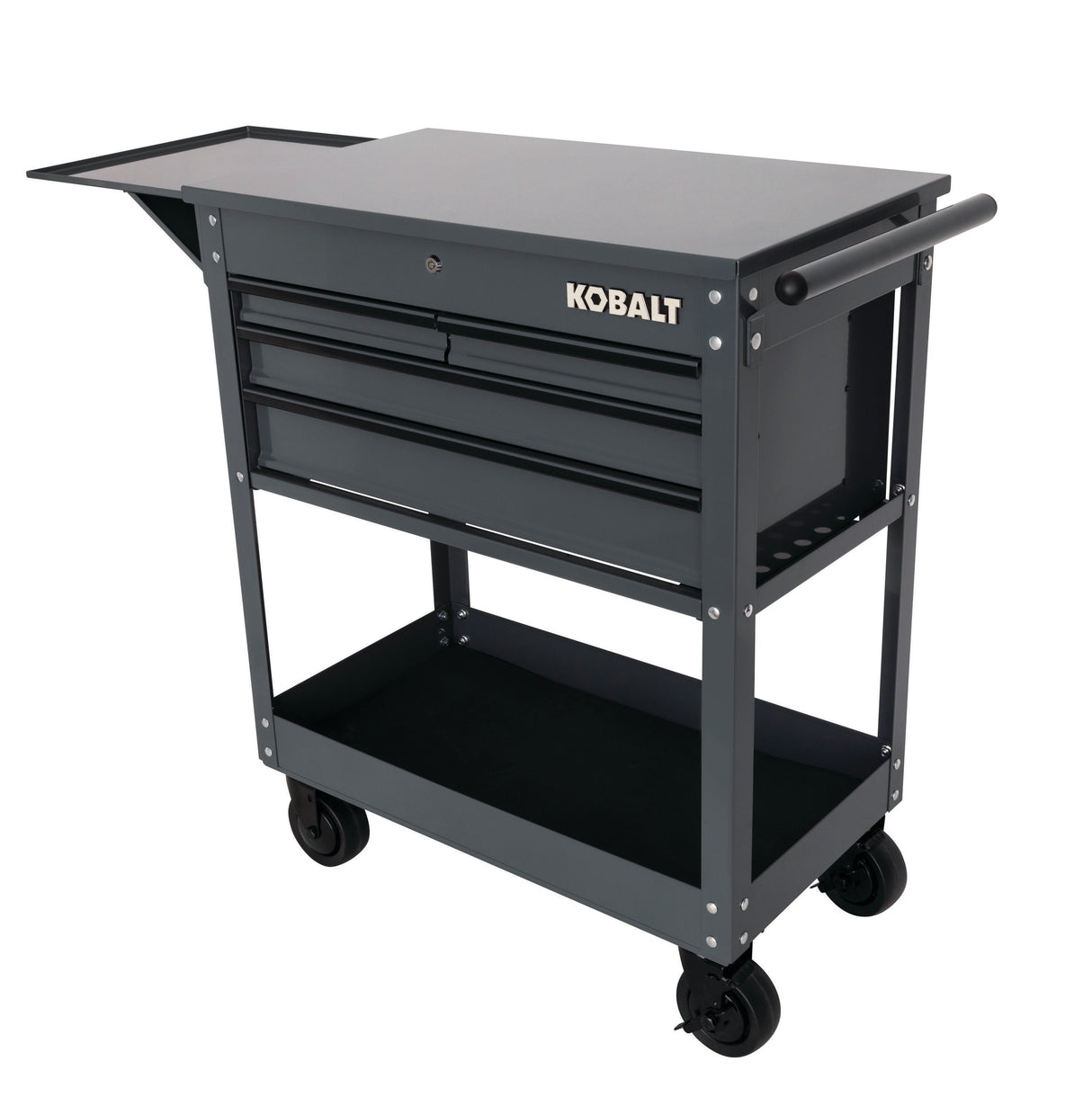 35-in W x 37.5-in H 4-Drawer Steel Rolling Tool Cabinet (Gray) 53286