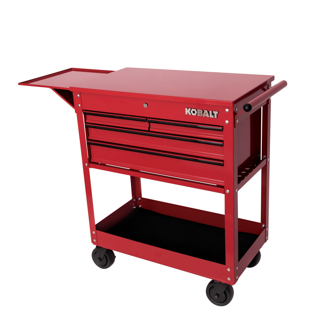 35-in W x 37.5-in H 4-Drawer Steel Rolling Tool Cabinet (Red) 53287