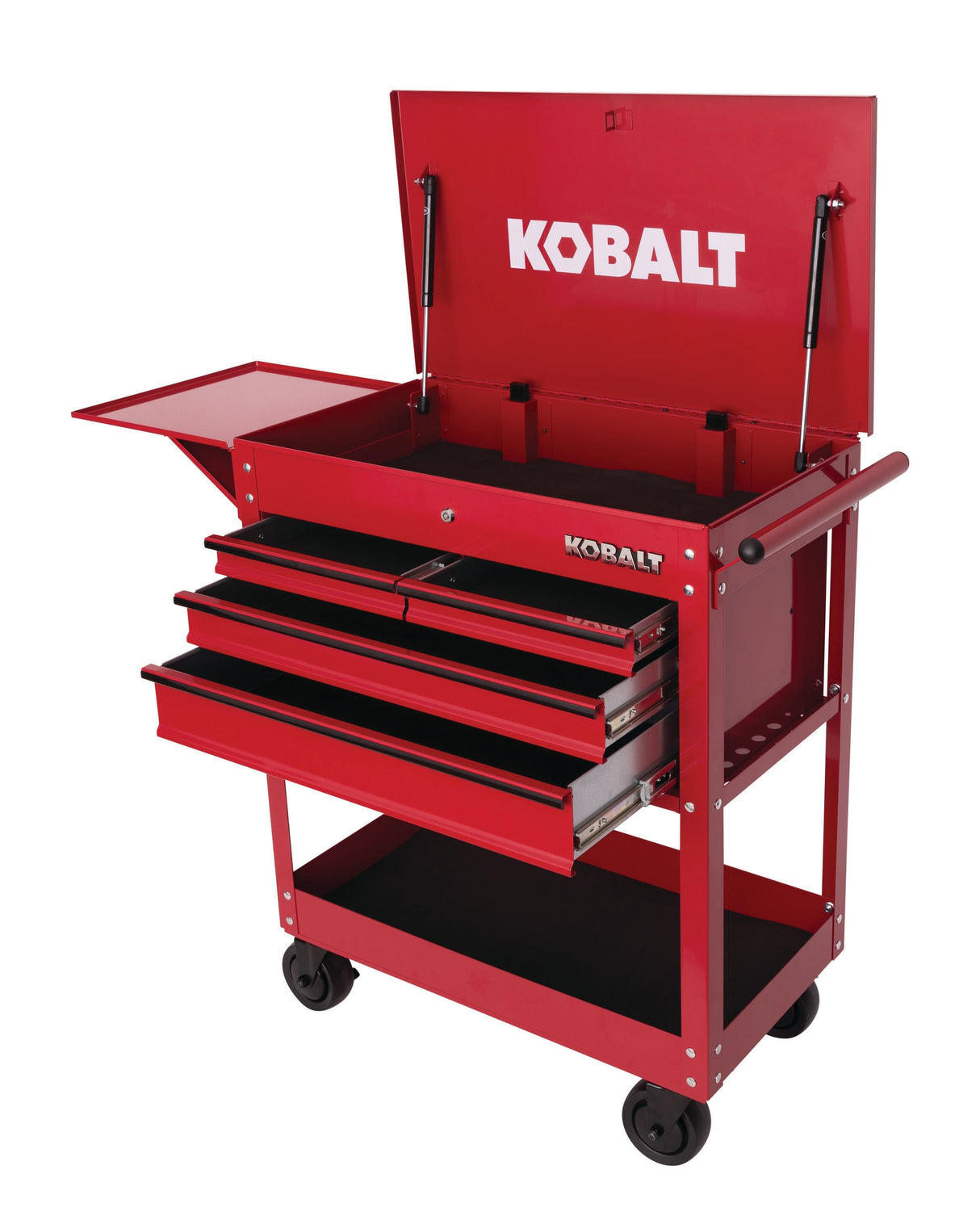 35-in W x 37.5-in H 4-Drawer Steel Rolling Tool Cabinet (Red) 53287