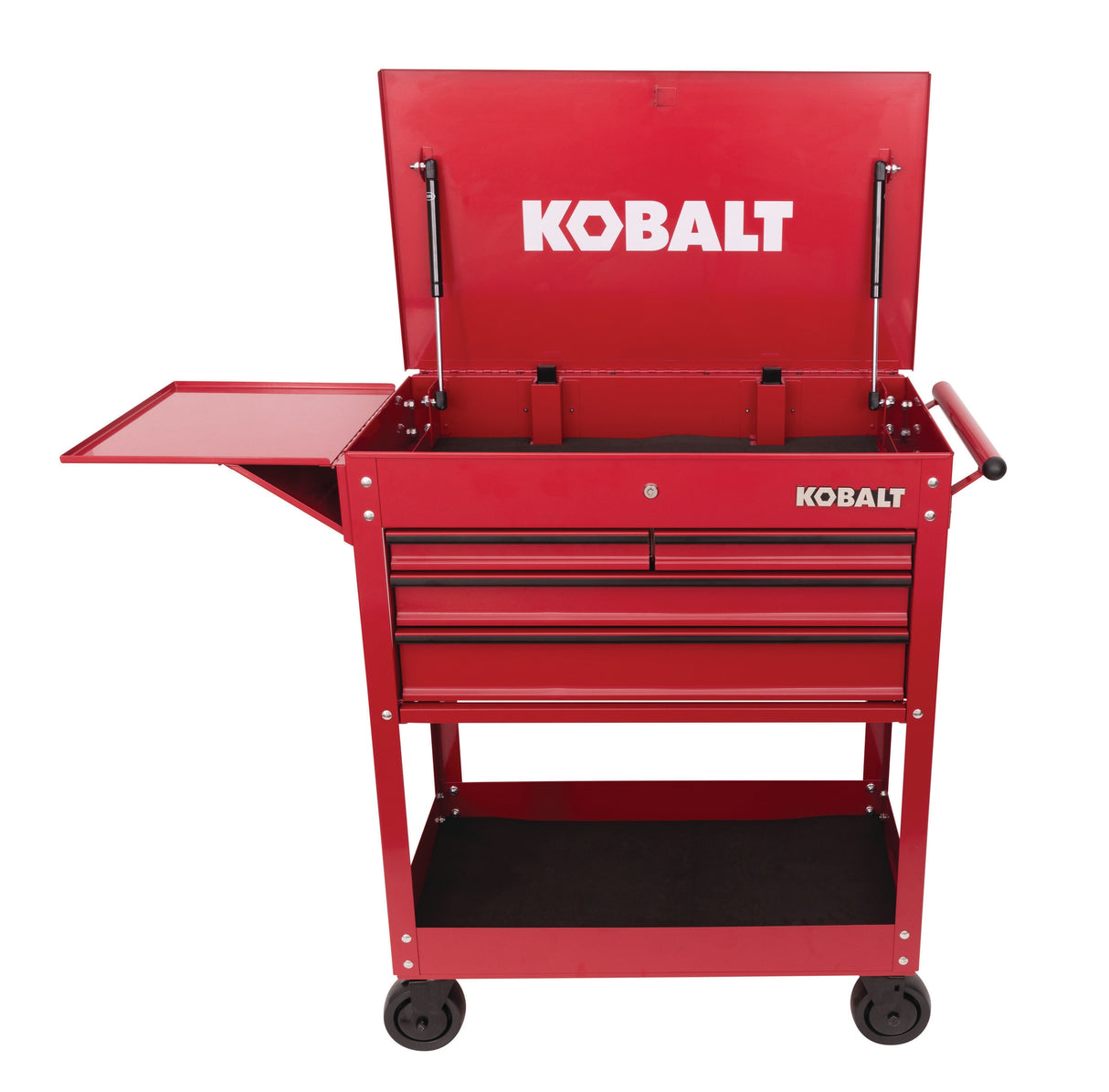 35-in W x 37.5-in H 4-Drawer Steel Rolling Tool Cabinet (Red) 53287