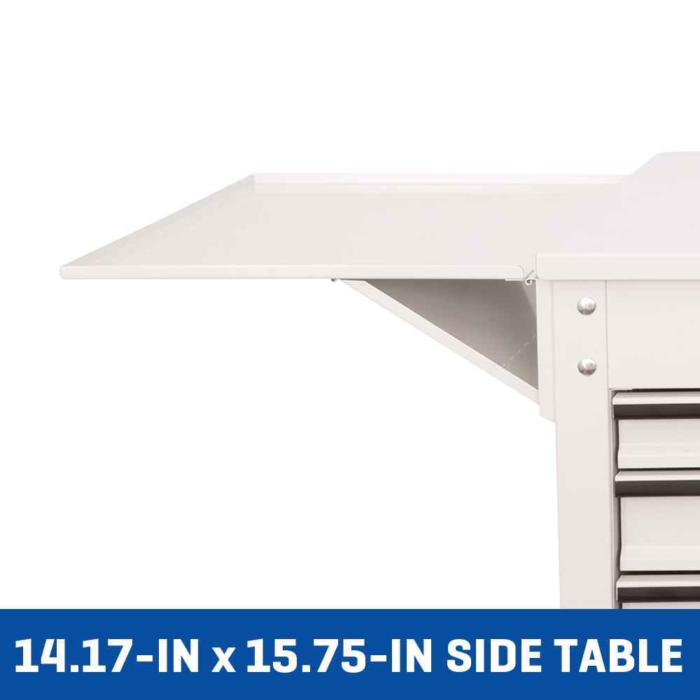 35-in W x 37.5-in H 4-Drawer Steel Rolling Tool Cabinet (White) 53289