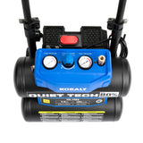 QUIET TECH 4.3-Gallon Portable Electric 150 PSI Twin Stack Quiet Air Compressor 3320447