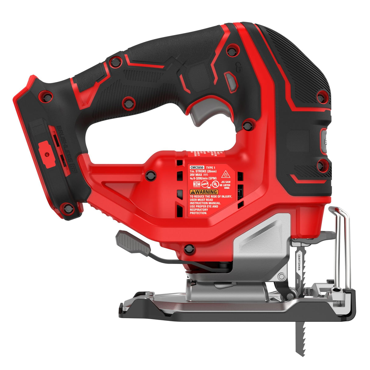 V20 RP 20-volt Max Brushless Variable Speed Keyless Cordless Jigsaw (Bare Tool) CMCS650B