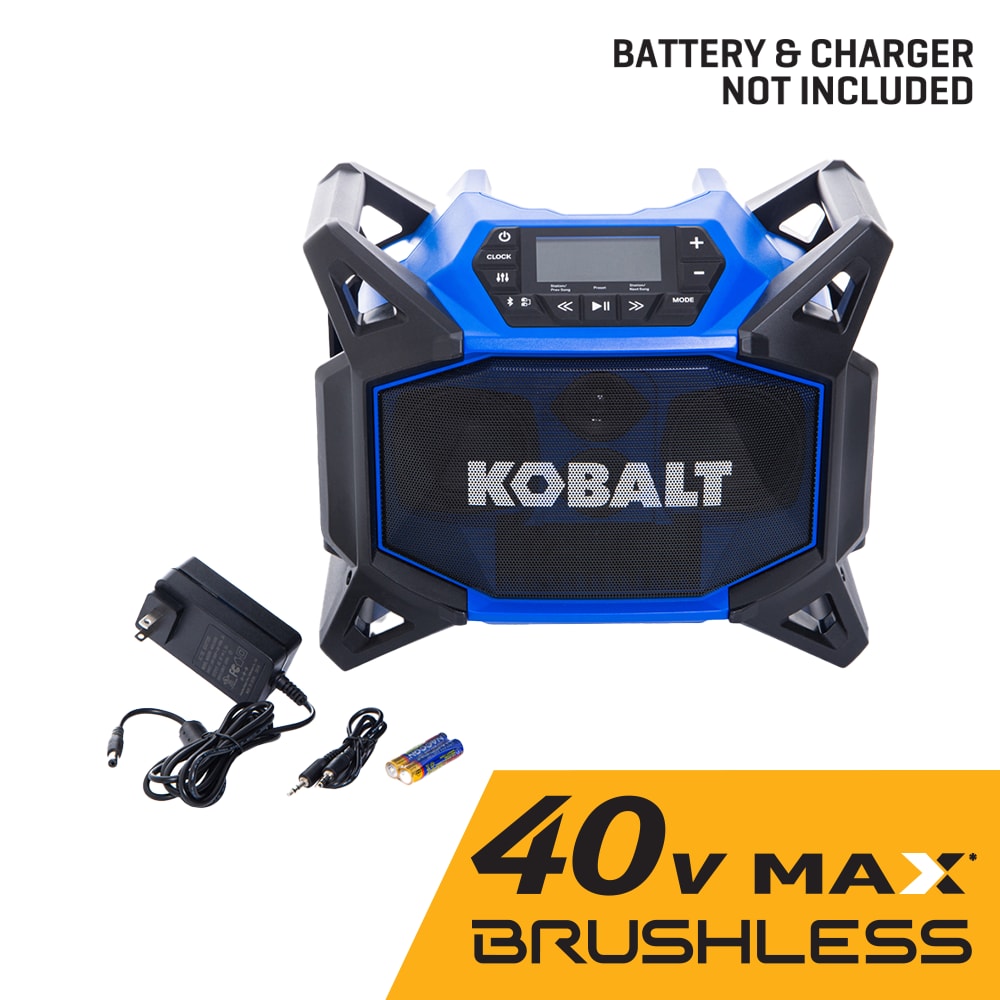 40-volt Water Resistant Cordless Bluetooth Compatibility Jobsite Radio KJR 1040-03