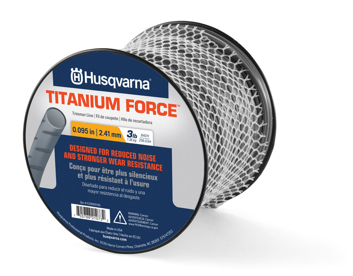 Titanium Force 0.095-in x 840-ft Spooled Trimmer Line 597074701