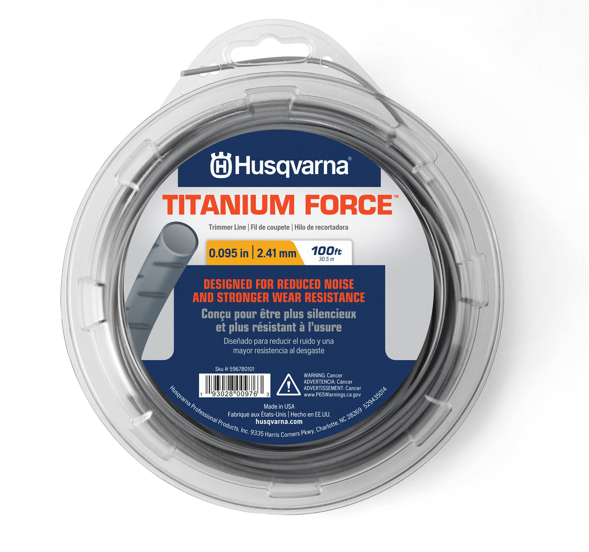 Titanium Force 0.095-in x 100-ft Spooled Trimmer Line 596780101