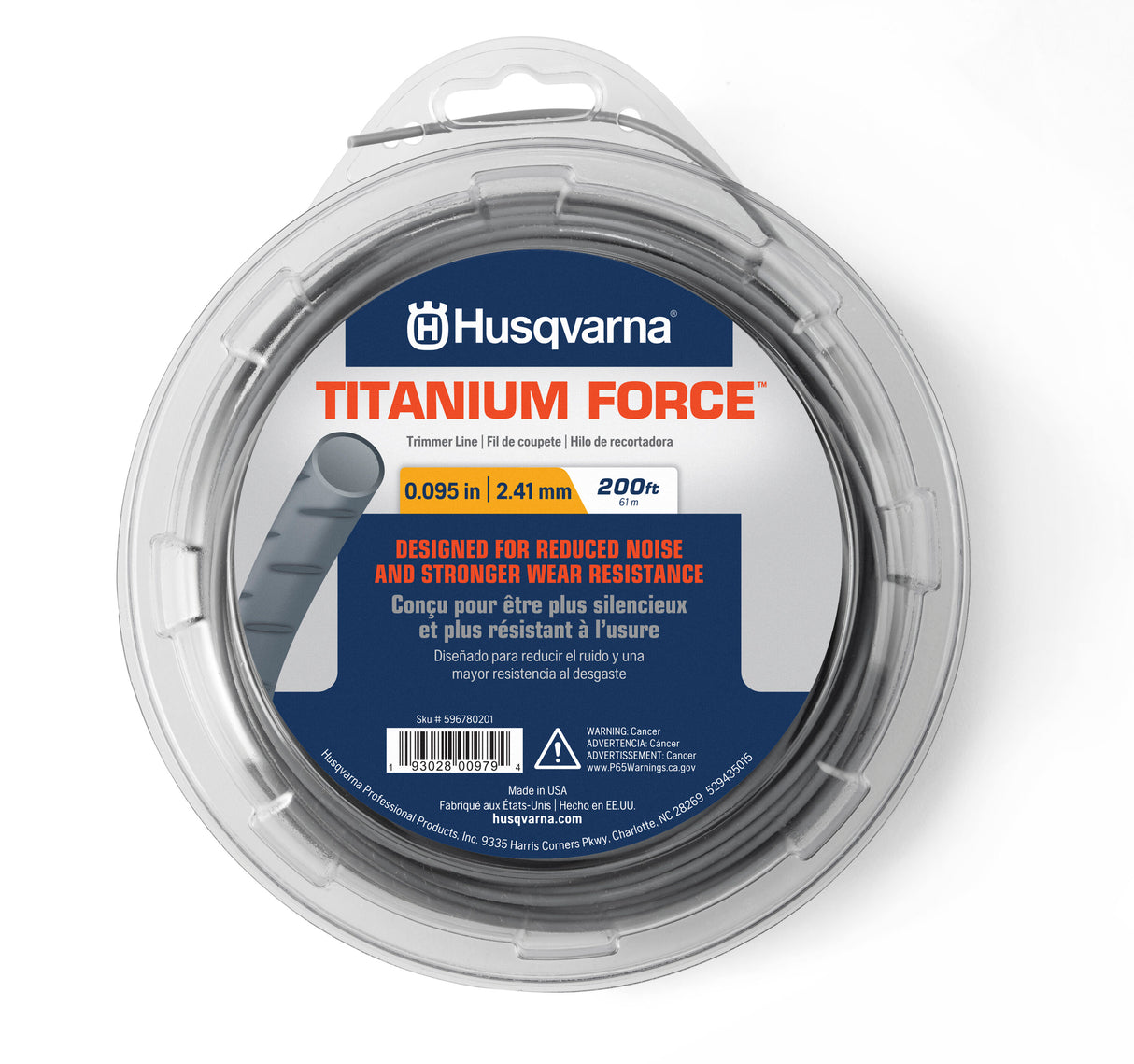 Titanium force 0.095-in x 200-ft Spooled Trimmer Line 596780201