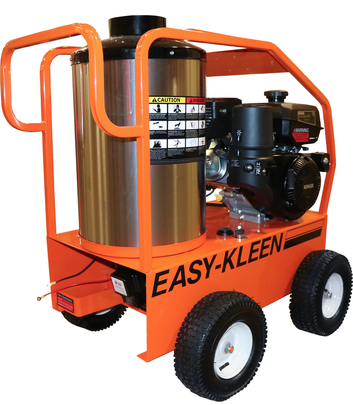 Commercial 4000 PSI 3.5-GPMs Hot Water Gas Pressure Washer with 5 Spray Tips EZO4035GKGP12