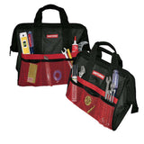 Red Polyester 12.25-in Zippered Tool Bag CMST513518