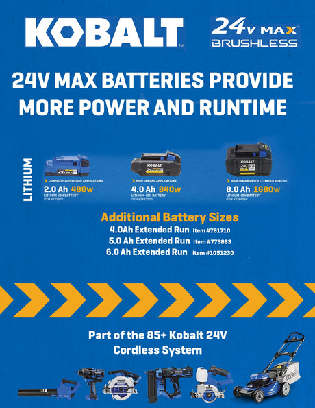 24-V Lithium Battery (6 Ah) KB 624-03